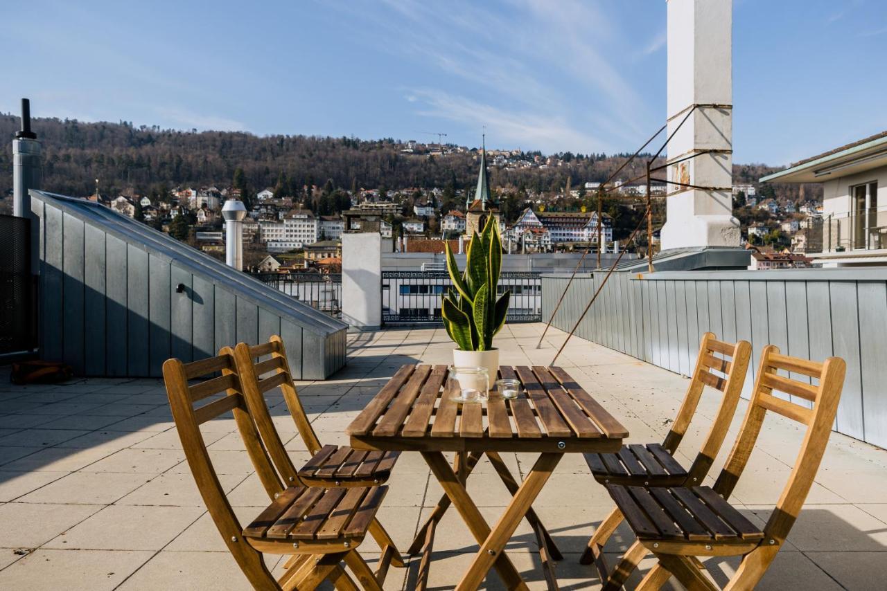 ביאל Eigene Wohnung Im Stadtzentrum Mit Wunderschoener Dachterrasse מראה חיצוני תמונה